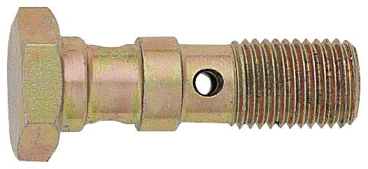 3/8-20 Double  Banjo Bolt - Steel