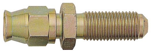 3/8-24 Bulkhead to -3 Hose - Steel