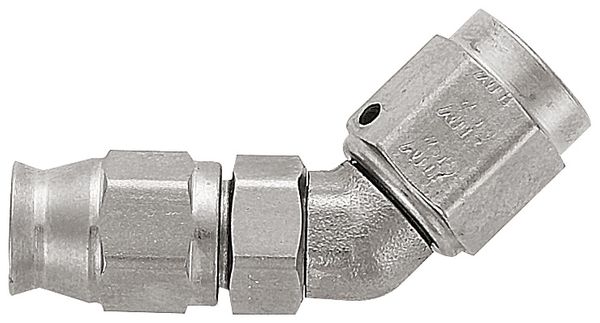 -3 PTFE 45 Degree Forged Hose End - Steel
