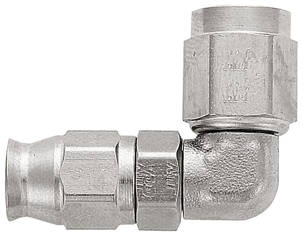 -3 PTFE 90 Degree Forged Hose End - Steel