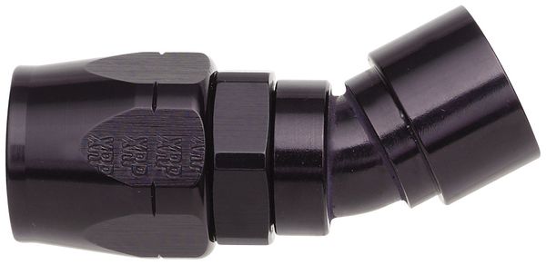 -8 30 Degree Double Swivel Hose End to -8 Female Clamshell - Aluminum