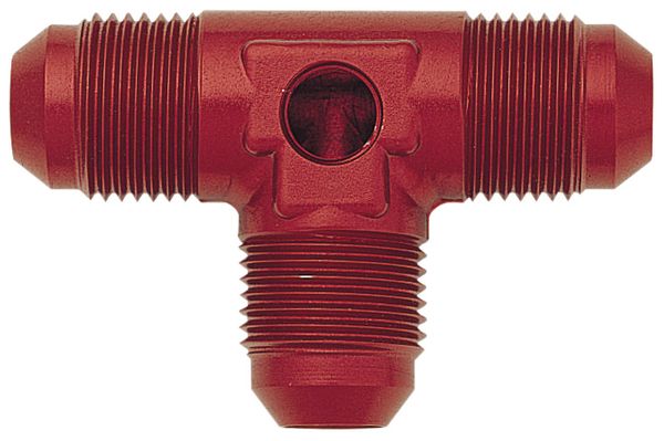 -8 Male Flare Tee With 1/8 NPT Port