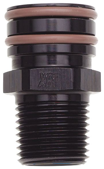 Adapter, -12 Male Clamshell to 1/2 NPT - Aluminum