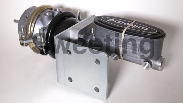 Sweeting Performance Air-Hydraulic Brake System, 1-1/8 Inch Wilwood Master Cylinder, Dual Chamber Power Brake Booster