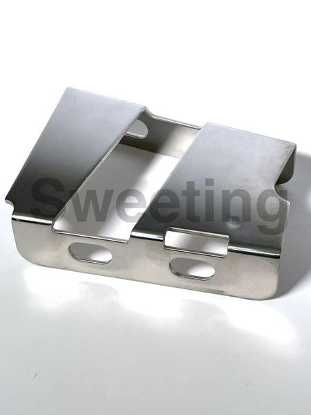 Brake Booster Bracket Set Big w/ Slight Angle, Chromed