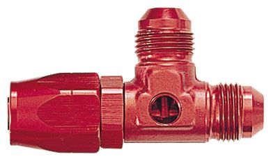 Carburetor Kit Hose End -8 to Male Tee With 1/8 NPT