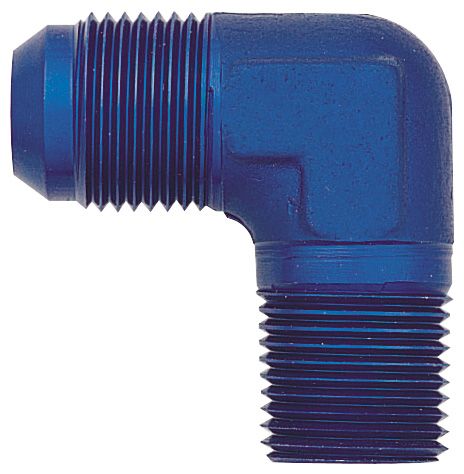 Elbow, 90 Degree, -12 Flare to 3/4 NPT - Aluminum