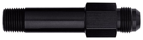 Extended Oil Inlet, Male -12 Flare to 1/2 NPT - Long - Aluminum