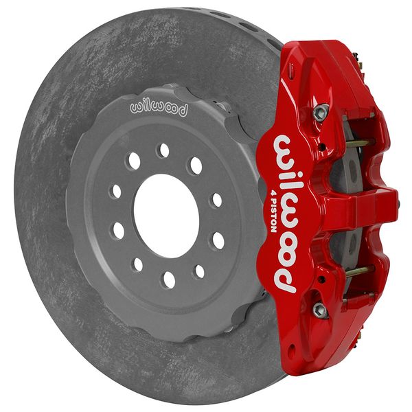 140-14650-CSICR - AERO6 Dynamic Front Kit,14.00" C/SiC Rotor,Red Morrison Multilink IRS  (2010-15 Camaro Based)