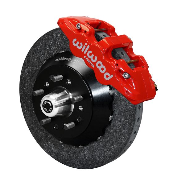 140-13145-CSICR - AERO6 Dynamic Front Kit,14.00" C/SiC Rotor,Red WWE ProSpindle