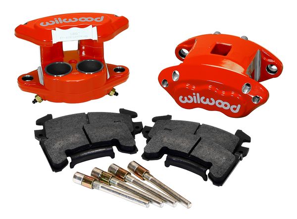 140-12099-R - D154 Front Caliper Kit - Red 1.62 / 1.62" Piston,1.04" Rotor