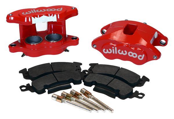 140-11290-R - D52 Front Caliper Kit - Red 2.00 / 2.00" Piston,1.28" Rotor