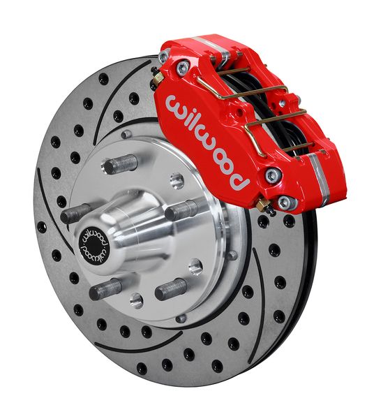 140-13345-DR - DP-DB Front Kit,11.00",Drilled-Red WWE ProSpindle