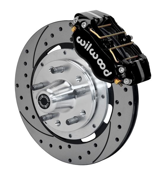140-15406-D - DP-DB Front Kit,12.19", Drilled 1970-1973 Mustang  Disc & Drum Spindle