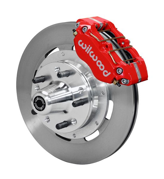 140-13378-R - DP-DB Front Kit,12.19", Red 74-80 Pinto/Mustang II Disc Spindle only