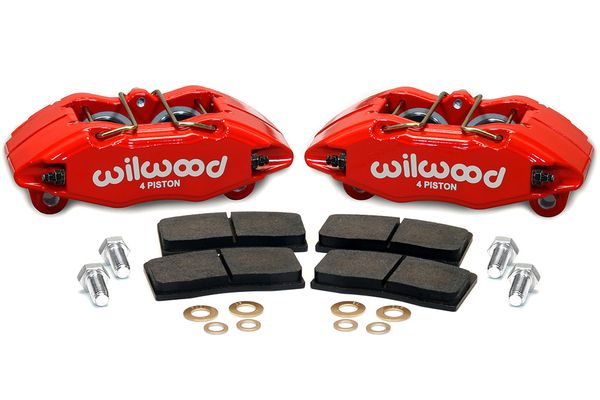 140-13029-R - DPHA Front Caliper & Pad Kit, Red Honda / Acura w/ 262mm OE Rotor