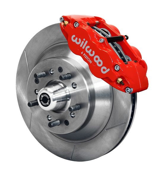 140-12272-R - FNSL6R Front Hub & 1PC Rtr Kit,12.88"-Red Magnum Force Drop Spindle