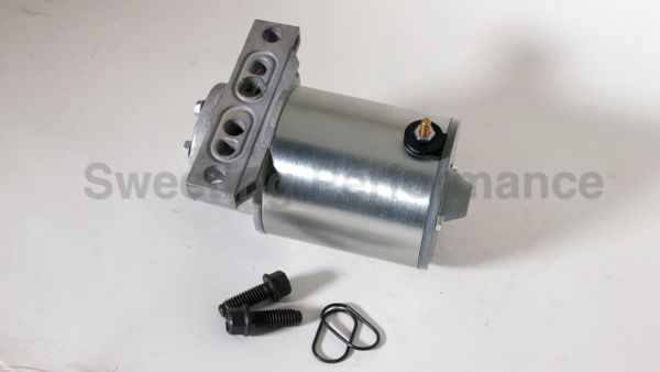 Hydro-Max Brake System Backup Motor, 12V w/ Single Threaded Stud Connection w/ Replacement Seals and Bolts
