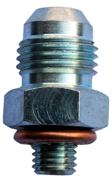Hydro-Boost Low Pressure Return Spitter to 6AN Straight Adapter Fitting w/ Washer