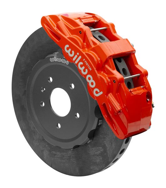 140-15312-CSICR - SX6R Dynamic Front Kit,15.00" C/SiC Rotor,Red 1997-2013 Corvette