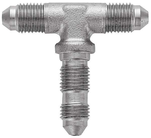 Tee, Bulkhead Flare -3 - Steel