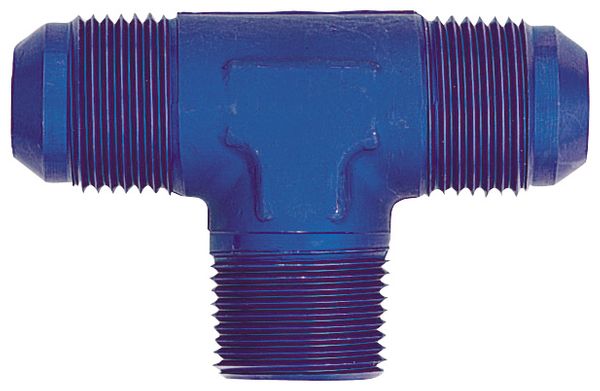 Tee, Flare -12 x 3/4 NPT on Branch - Aluminum