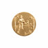 1 Inch Round 3D Stamped Female Cross Country Runners Brass Metal Medallion Decal Disc-Peel and Stick Back