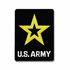 1 Inch United States Army Star Pin Soft Epoxy Enameled