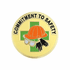 2 Inch "Commitment To Safety" Etched Enameled Medallion Insert Disc