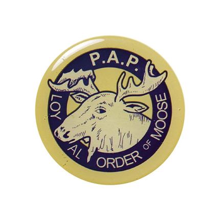 2 Inch P.A.P Mylar Insert with Clear Epoxy Dome