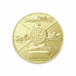 2 Inch Round 3D Stamped Male Swimming Strokes Brass Metal Medallion Decal Disc-Peel and Stick Back