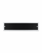25 Pack Polished Black Aluminum Engraving Plates - 1x3 - Blank For Stamping Or Laser