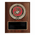 6 x 8 Inch Dark Cherry Finish Plaque with U.S. Marine Corps Cast Stone Resin Plaque Mount