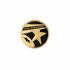 7/8 Inch Round Etched Enameled Colored Star Performer Brass Metal Medallion Decal Disc-Peel and Stick Back