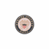 7/8 Inch Round Etched Enameled Colored U.S. Navy Shield Emblem Brass Metal Medallion Decal Disc-Peel and Stick Back