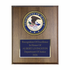 8 x 10 Inch Genuine Walnut Plaque with 4 Inch Department Of Justice Medallion Insert