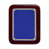 8 x 10 Inch Piano Finish Rosewood Plaque With Blue Screened Plate