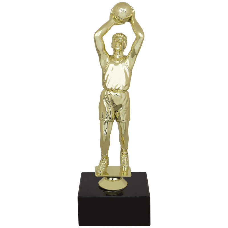 9 1/2" Gold Men's Basketball Trophies Online Awards & Gifts R Us