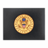9 x 11-3/4 Inch Black Certificate Holder With 4 Inch Gold United States Army Medallion