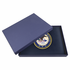 9 x 11-3/4 Inch Blue Certificate Holder With 4 Inch Department of Justice Embossed Printed Aluminum Medallion