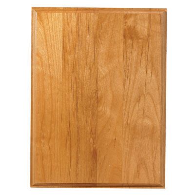 9 x 12 Inch Light Brown Alder Plaque Board