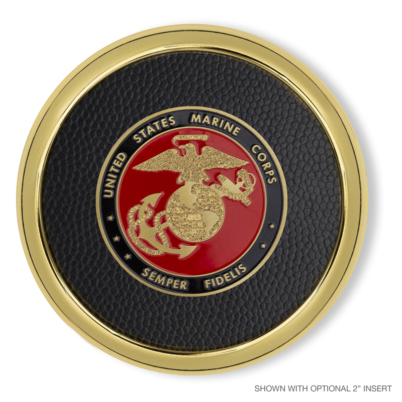 Black Leather Coaster Awards w/ Custom Inserts Awards & Gifts R Us