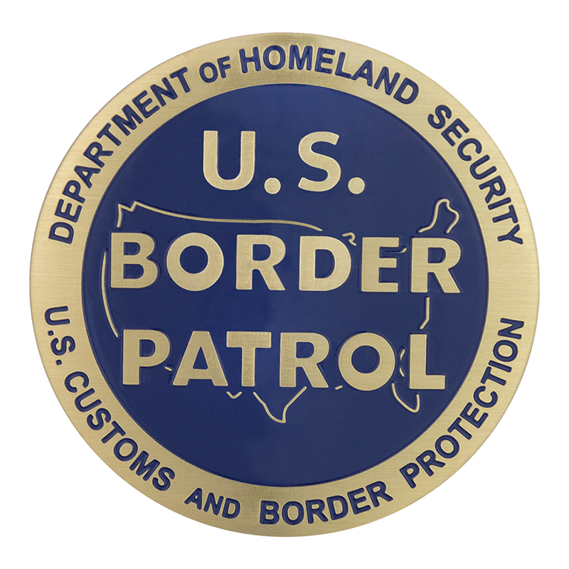 US Border Patrol Vinyl Sticker – 4x4 Self-Adhesive Decal For Car/Truck (Darkside Ltd)