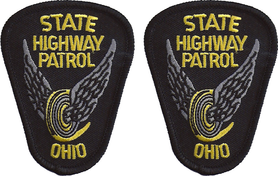 2 Hat Size Ohio Highway Patrol Patches