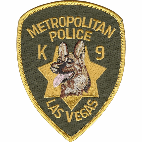 Metropolitan Police Las Vegas Nevada K9 Patch