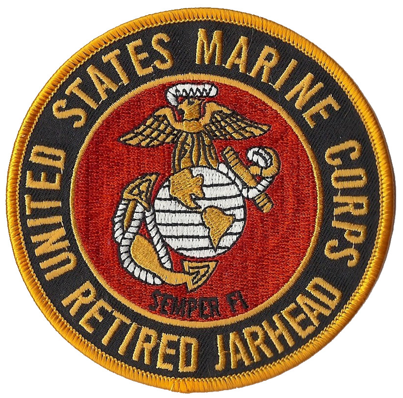 United States Marine Corps Retired Jarhead Patch