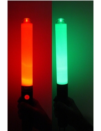 2 Color, 3 Mode, Deluxe  LED Traffic Baton