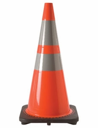 28"  Traffic Safety Cone with 3M Scotchlite Reflective Bands