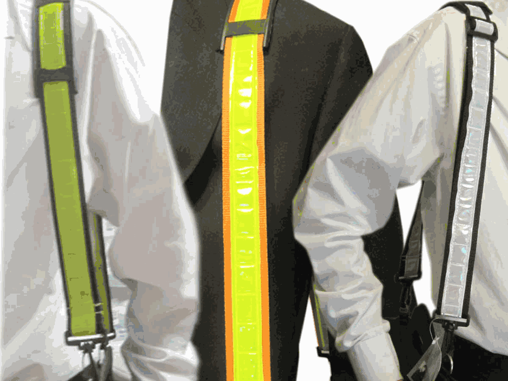 3M Scotchlite Reflective Shoulder Strap with Clips Adjustable Length