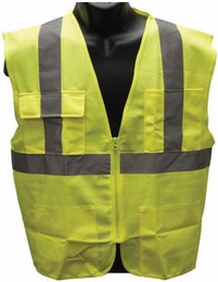 4 Pocket Reflective Safety Vest ANSI  Class 2 